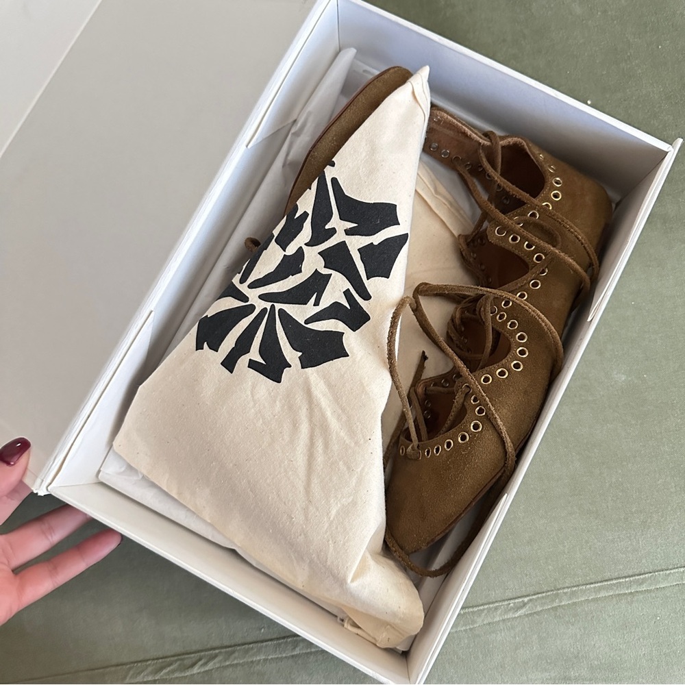 PRE OWNED ISABEL MARANT FLATS SIZE 36 - Picture 4 of 13